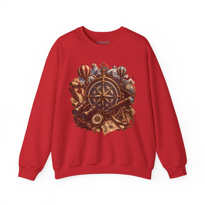Navigatin Nostalgia - Crewneck Sweatshirt