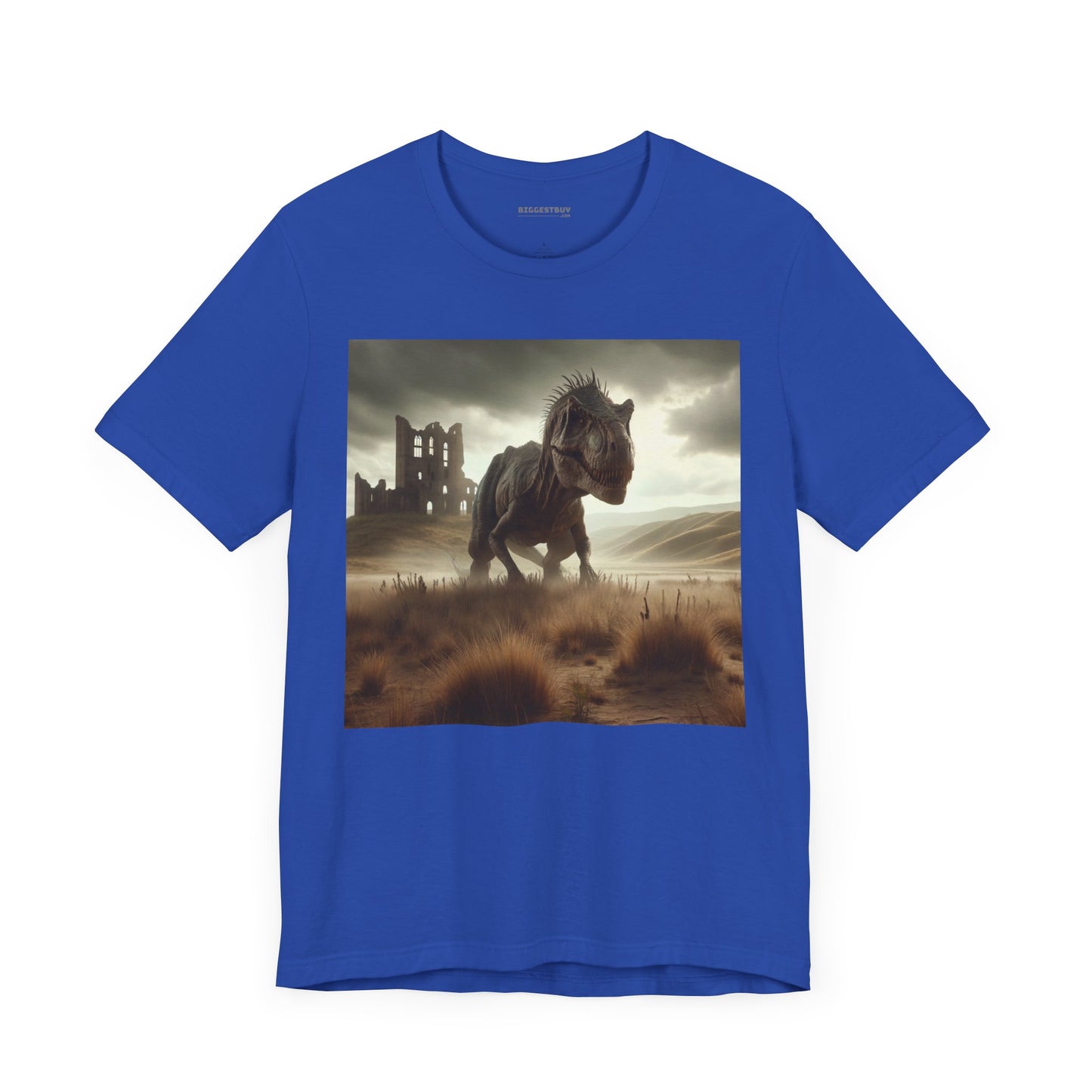 T-Shirt | Unisex | Jersey Tee | Short Sleeve | Prehistoric Fantasy | T-Rex Hunt