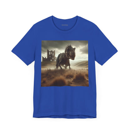 T-Shirt | Unisex | Jersey Tee | Short Sleeve | Prehistoric Fantasy | T-Rex Hunt