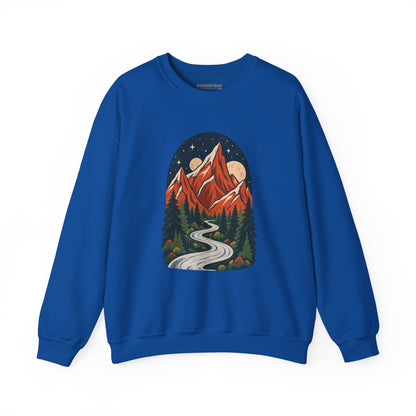 Mountain Maze - Crewneck Sweatshirt
