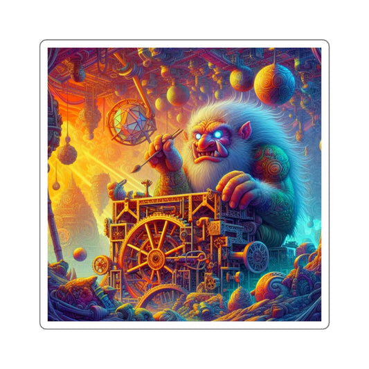 Naklejka | Kwadratowy | Mitologia Arktyczna | Mechanik Lodu