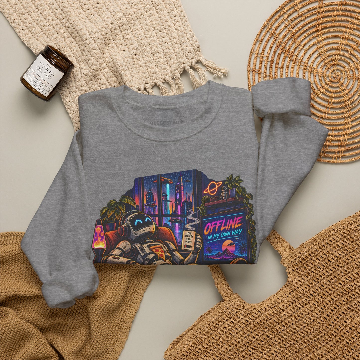 Offline Orbit - Crewneck Sweatshirt