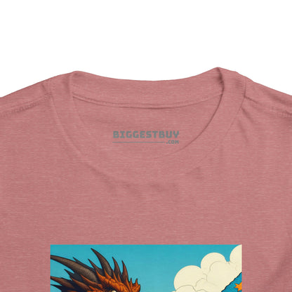 T-Shirt | Toddler Tee | Short Sleeve | High Fantasy | Dragon Duel | Goblin