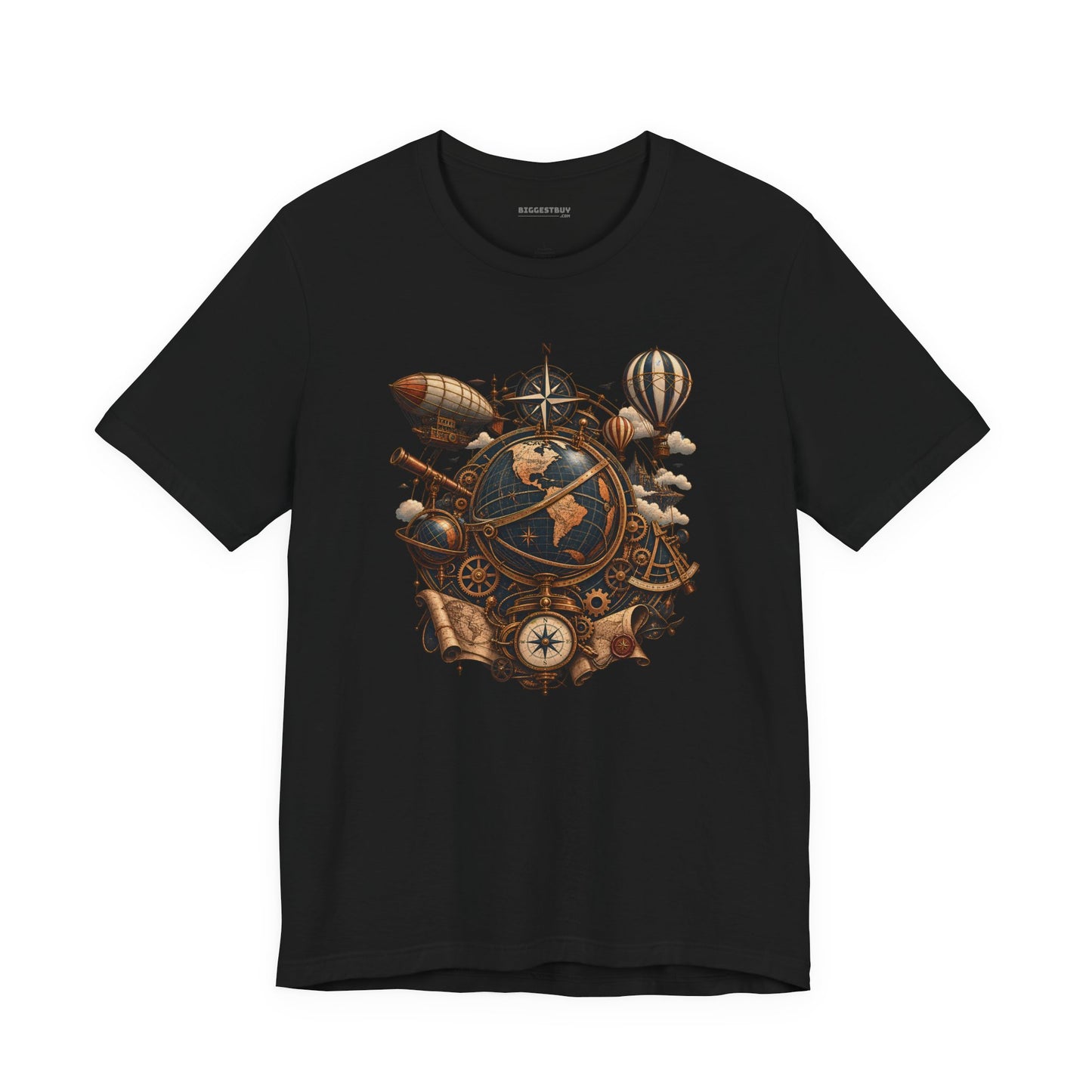 Steampunk Globe - Classic Jersey Tee