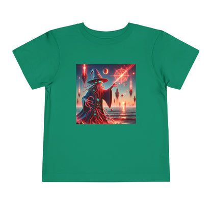 Camiseta | Camiseta para niños pequeños | Manga corta | Horror Cósmico | Mago Lovecraftiano