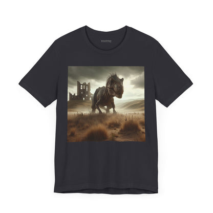 T-Shirt | Unisex | Jersey Tee | Short Sleeve | Prehistoric Fantasy | T-Rex Hunt