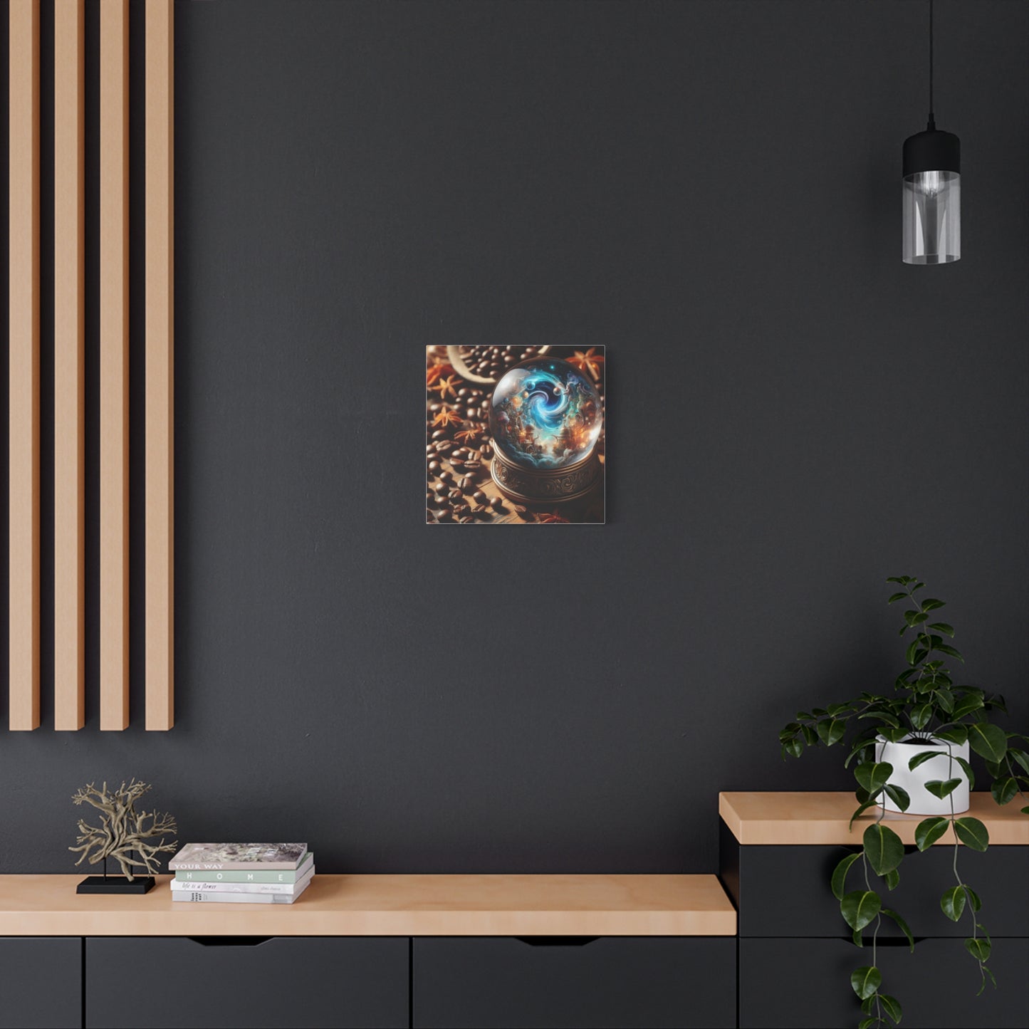 Canvas | Matte | Cosmic Fantasy | Mystical Globe