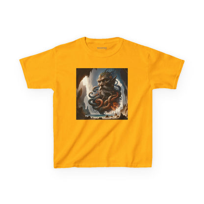 Camiseta | Camiseta Infantil | Algodão Pesado | Mitologia Marinha | Deus do Mar