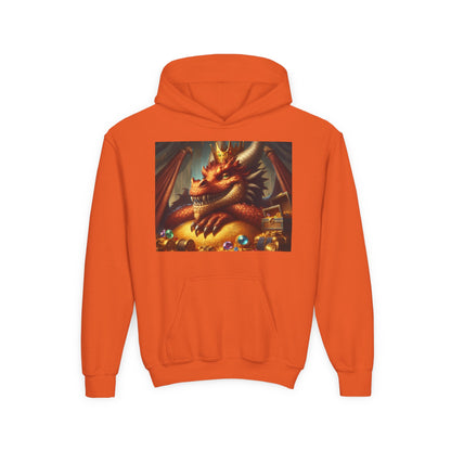 Bluza dresowa | Młodzieżowa | Z kapturem | Gruba mieszanka | Nordycka Mitologia | Fafnir | Smok