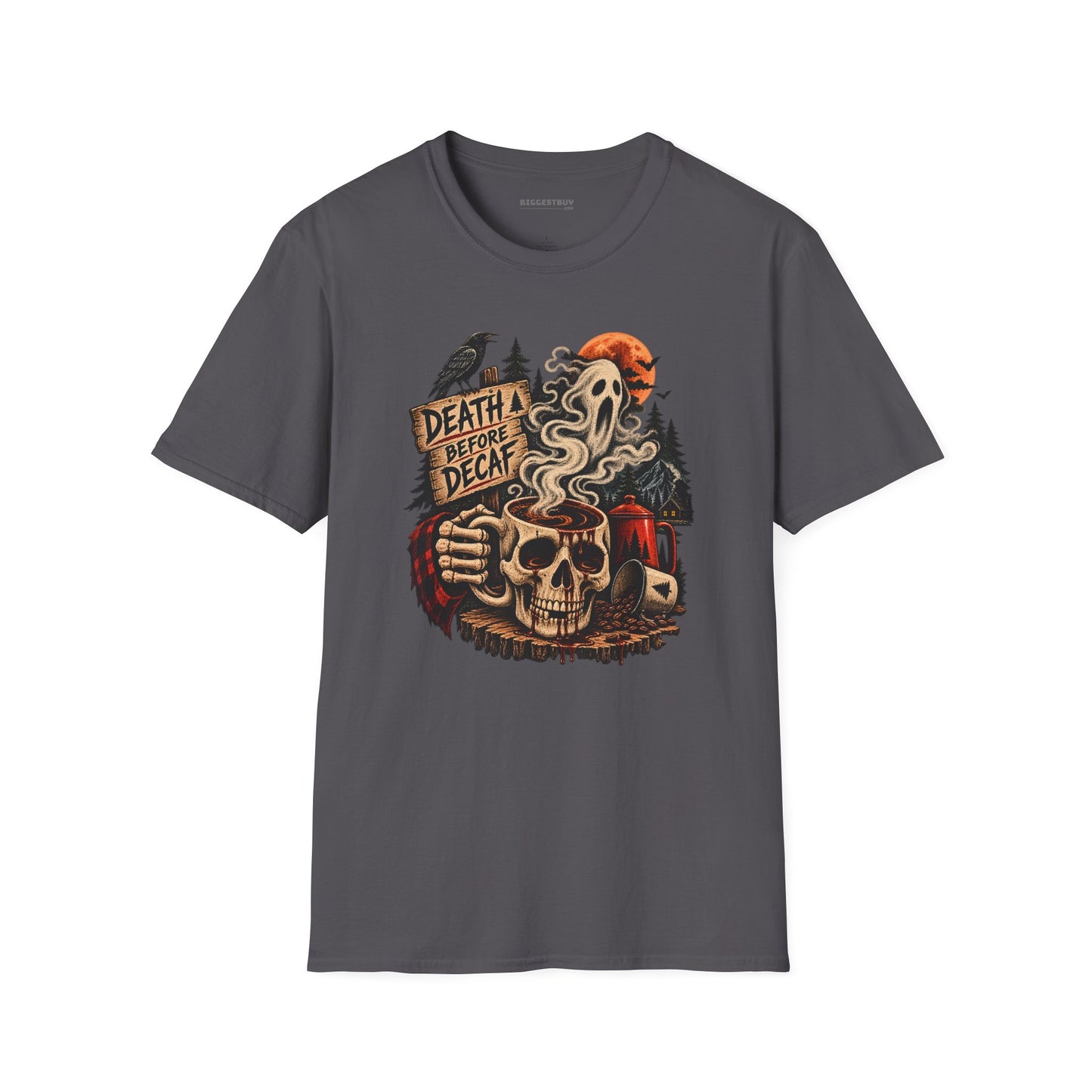 Death Decaf - Softstyle T-Shirt