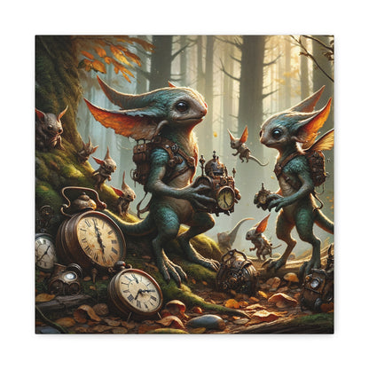 Canvas | Mat | Steampunk Feeën | Boswachters
