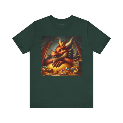 T-Shirt | Unisex | Koszulka dżersejowa | Krótki rękaw | Nordycka Mitologia | Fafnir | Smok