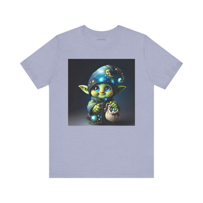 T-skjorte | Unisex | Jersey-T-skjorte | Kort erme | Fantasi | Skogsalv | Trollmann