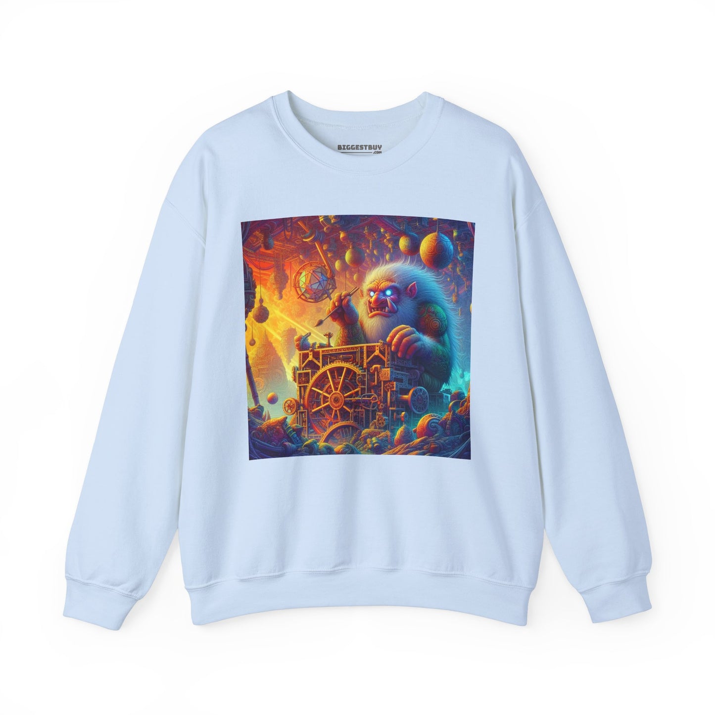 Bluza dresowa | Unisex | Okrągły dekolt | Gruba mieszanka | Mitologia Arktyczna | Mechanik Lodu