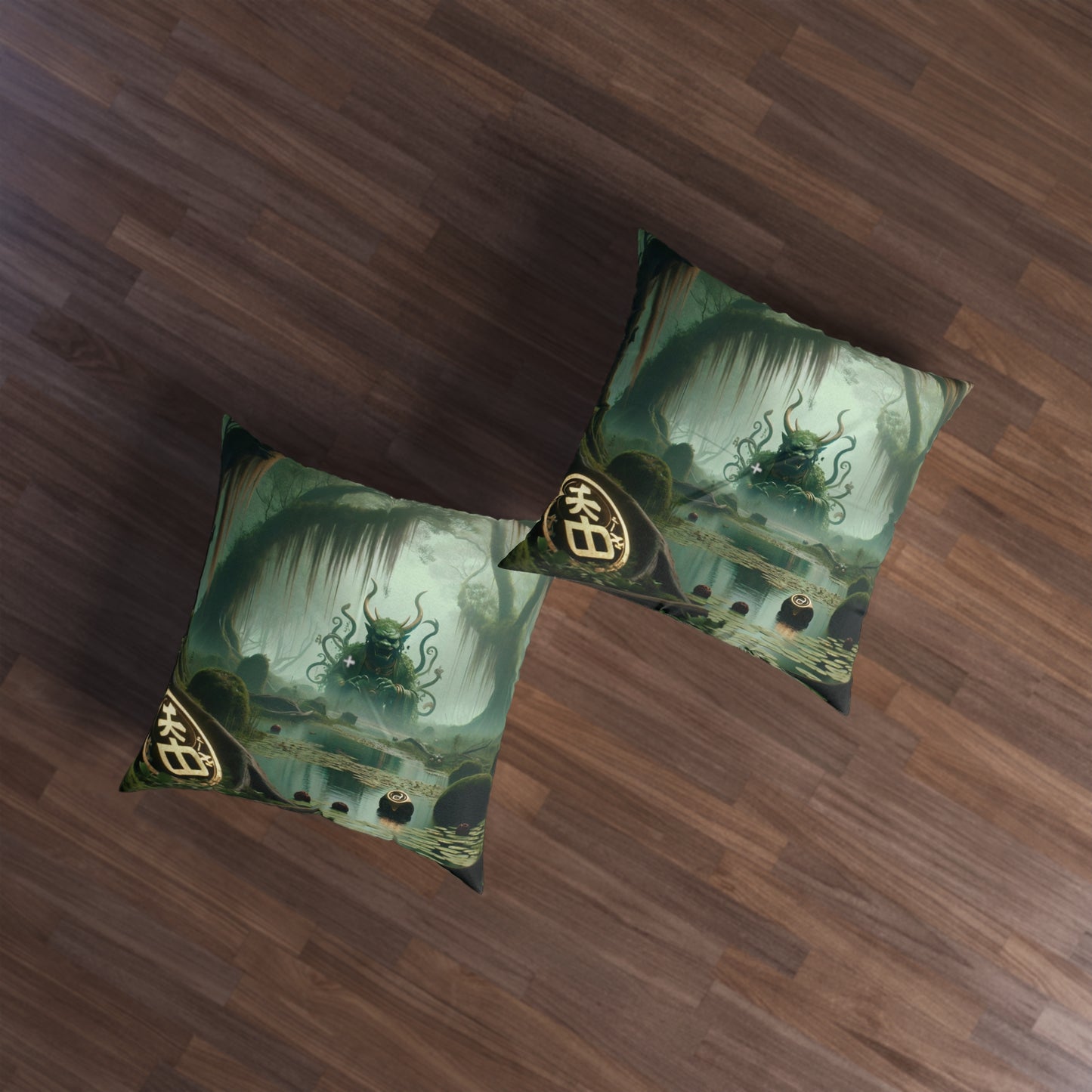 Pillow | Floor Pillow | Tufted | Square | Cosmic Horror | Eldritch | Cthulhu