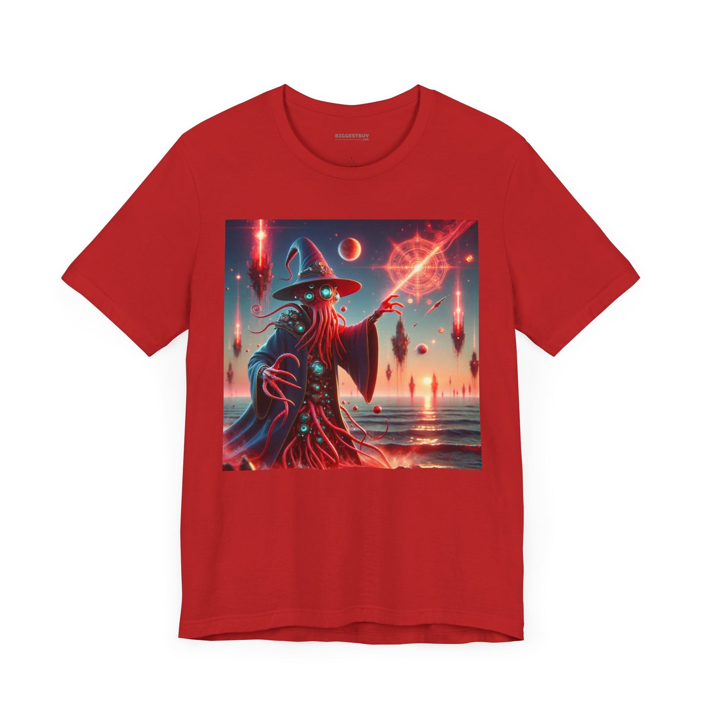 T-skjorte | Unisex | Jersey-T-skjorte | Kort erme | Kosmisk Skrekk | Illithid Trollmann