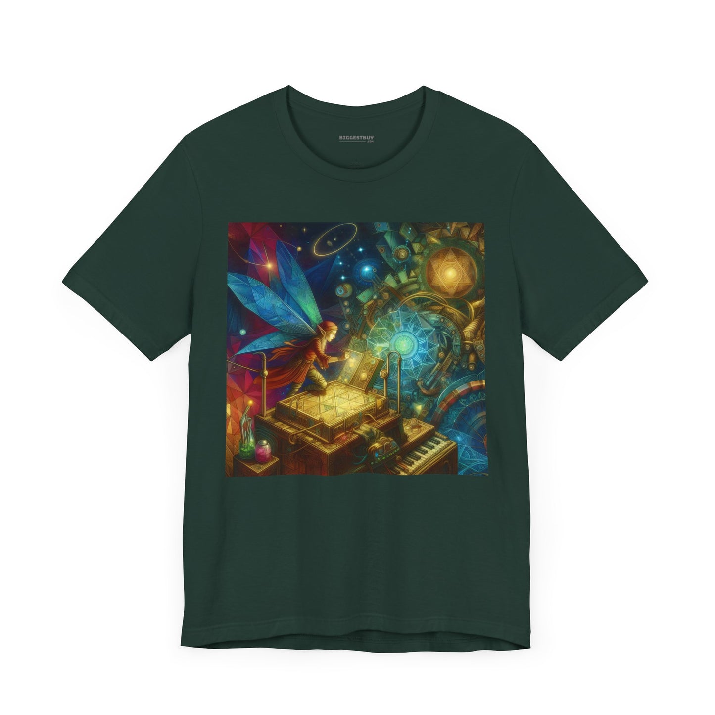 Tişört | Unisex | Jarse Tişört | Kısa Kollu | Elemental Fantezi | Silfler | Peri