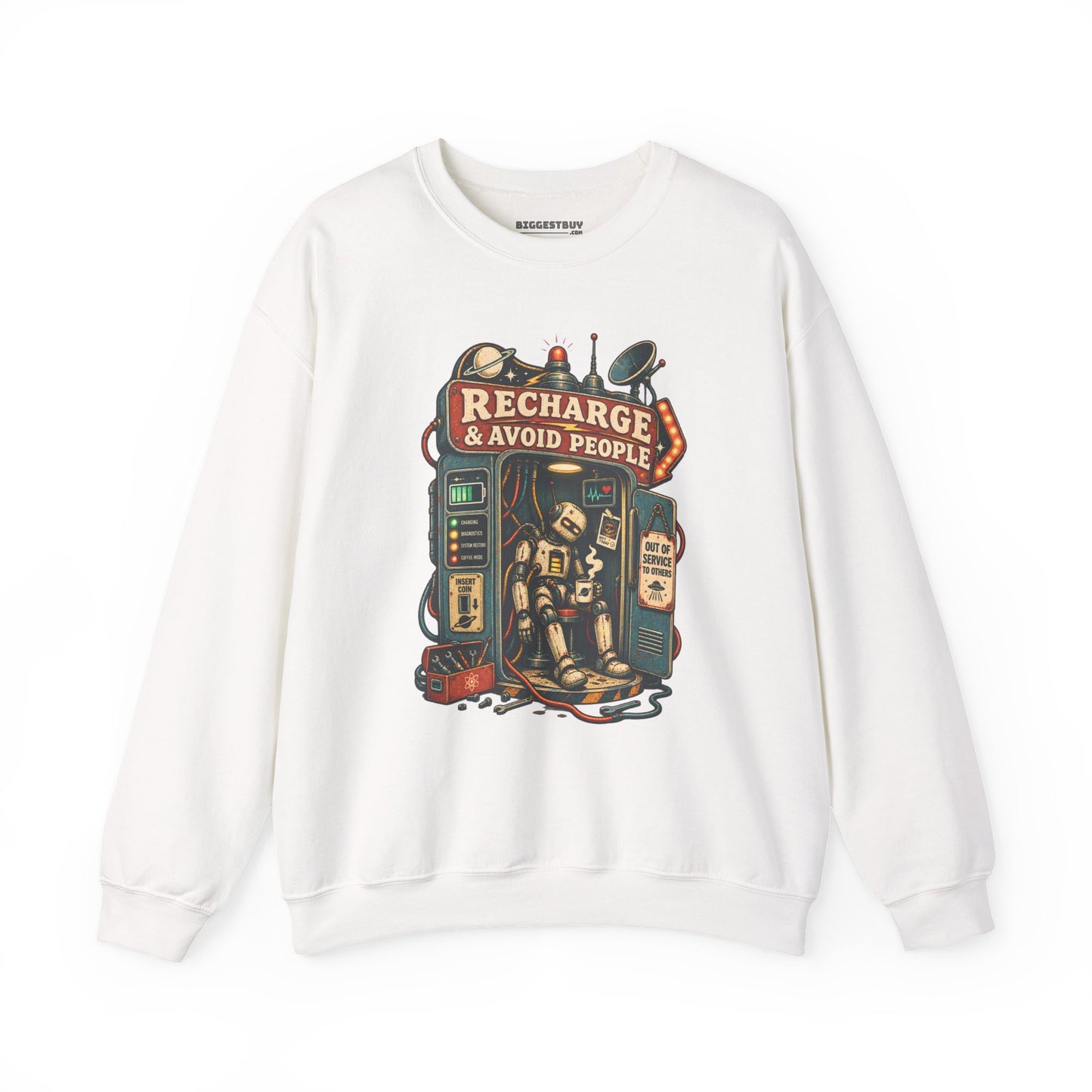 Social Recharge - Crewneck Sweatshirt