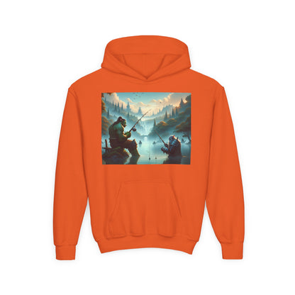 Sweat-shirt | Jeune | À capuche | Mélange épais | Fantaisie Interculturelle | Pêche