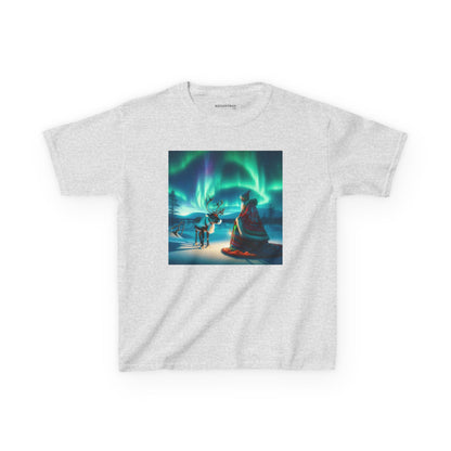 Camiseta | Camiseta Infantil | Algodão Pesado | Misticismo Nórdico | Xamã Sami