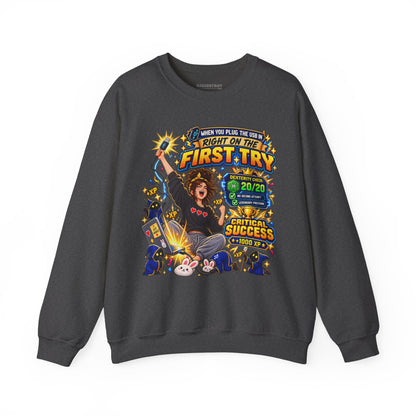 First Try - Crewneck Sweatshirt