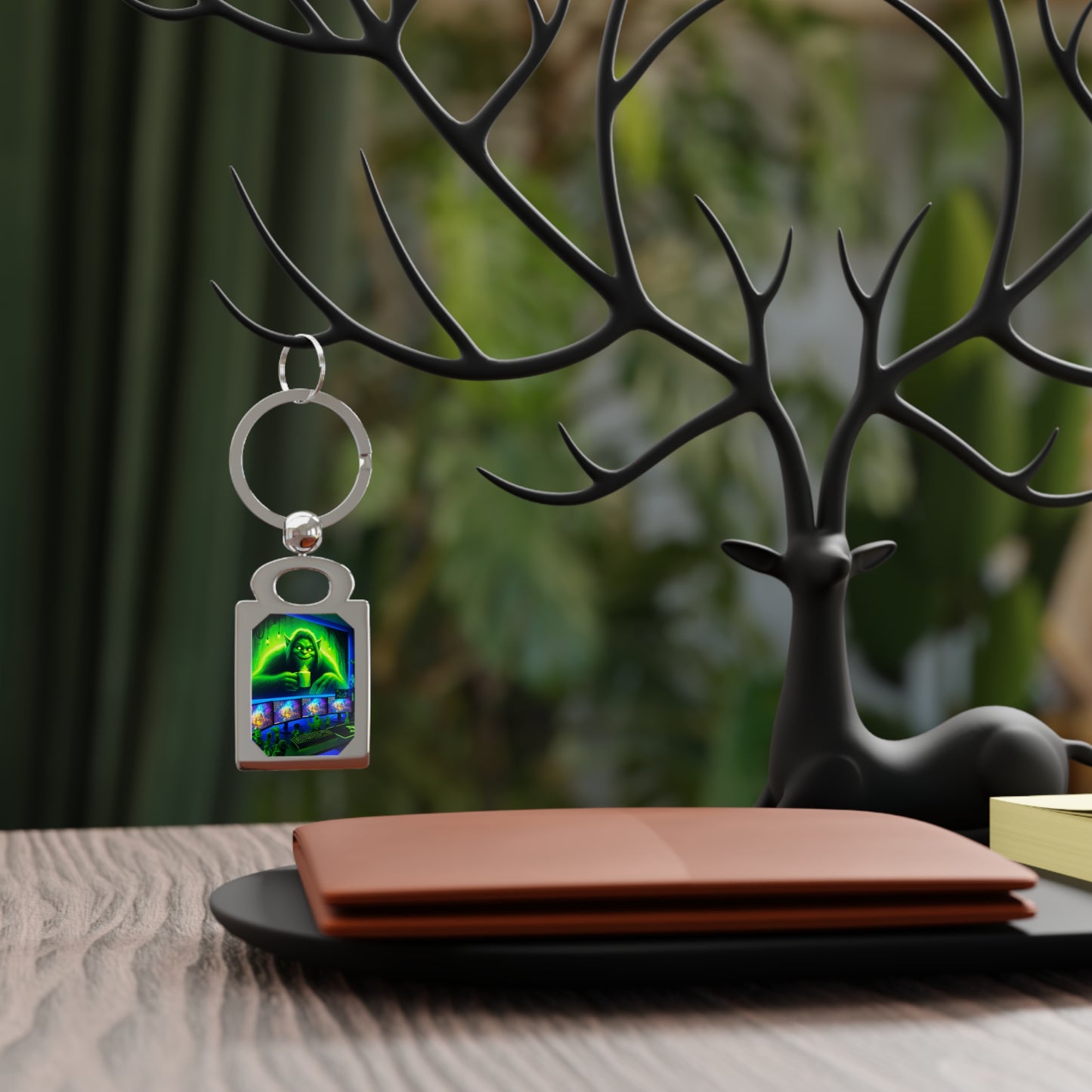 Rectangle Keychain - Trickster Troll