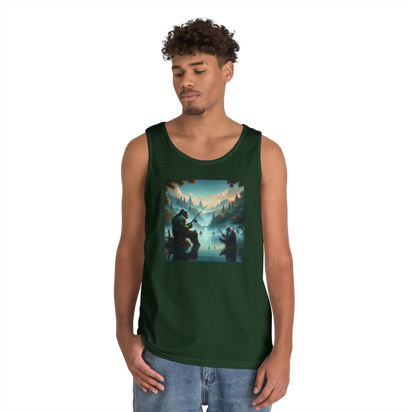 เสื้อกล้าม | ยูนิเซ็กส์ | ผ้าฝ้ายเนื้อหนา | แฟนตาซีสันติภาพ | ออร์คและคนแคระ