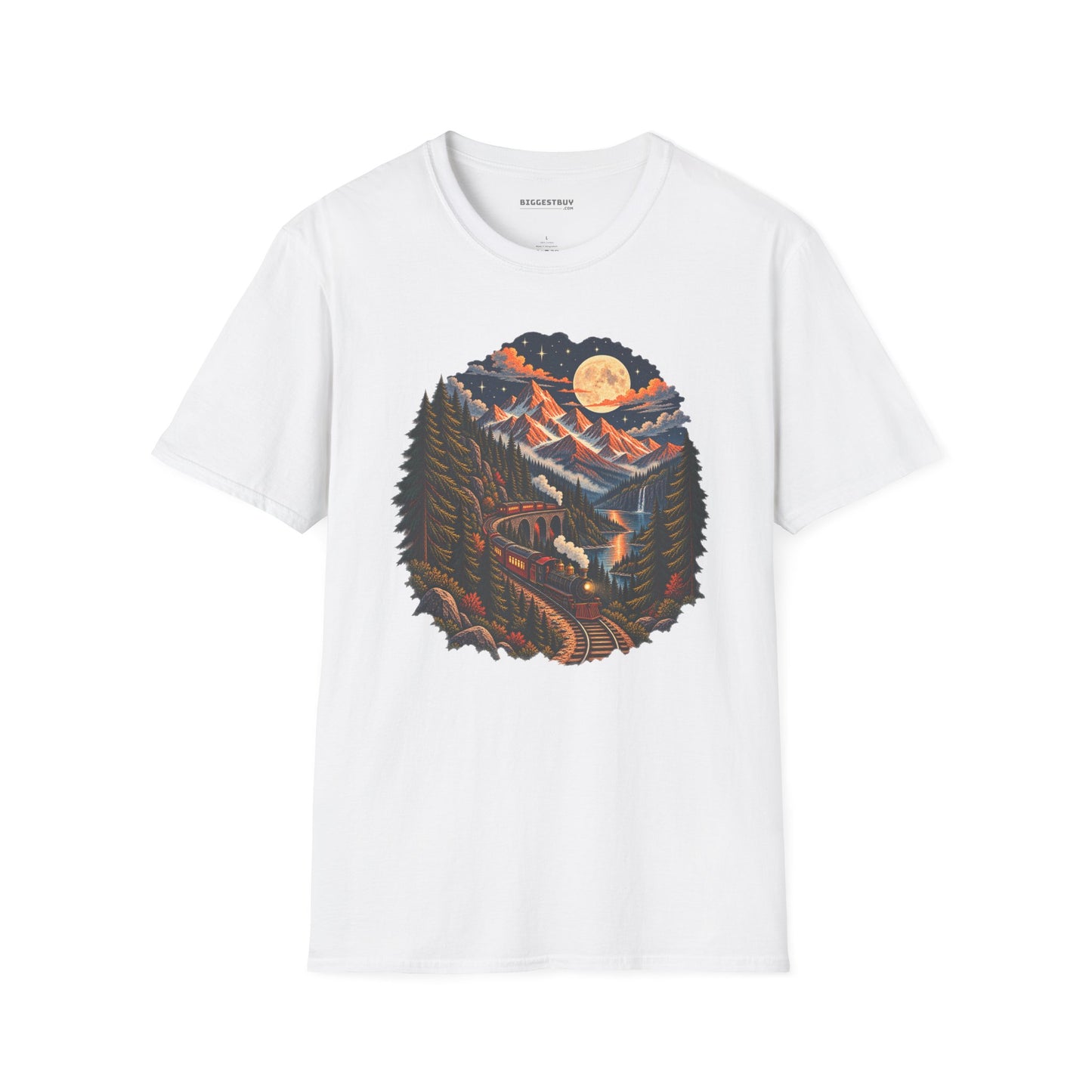 Midnight Rails - Softstyle T-Shirt