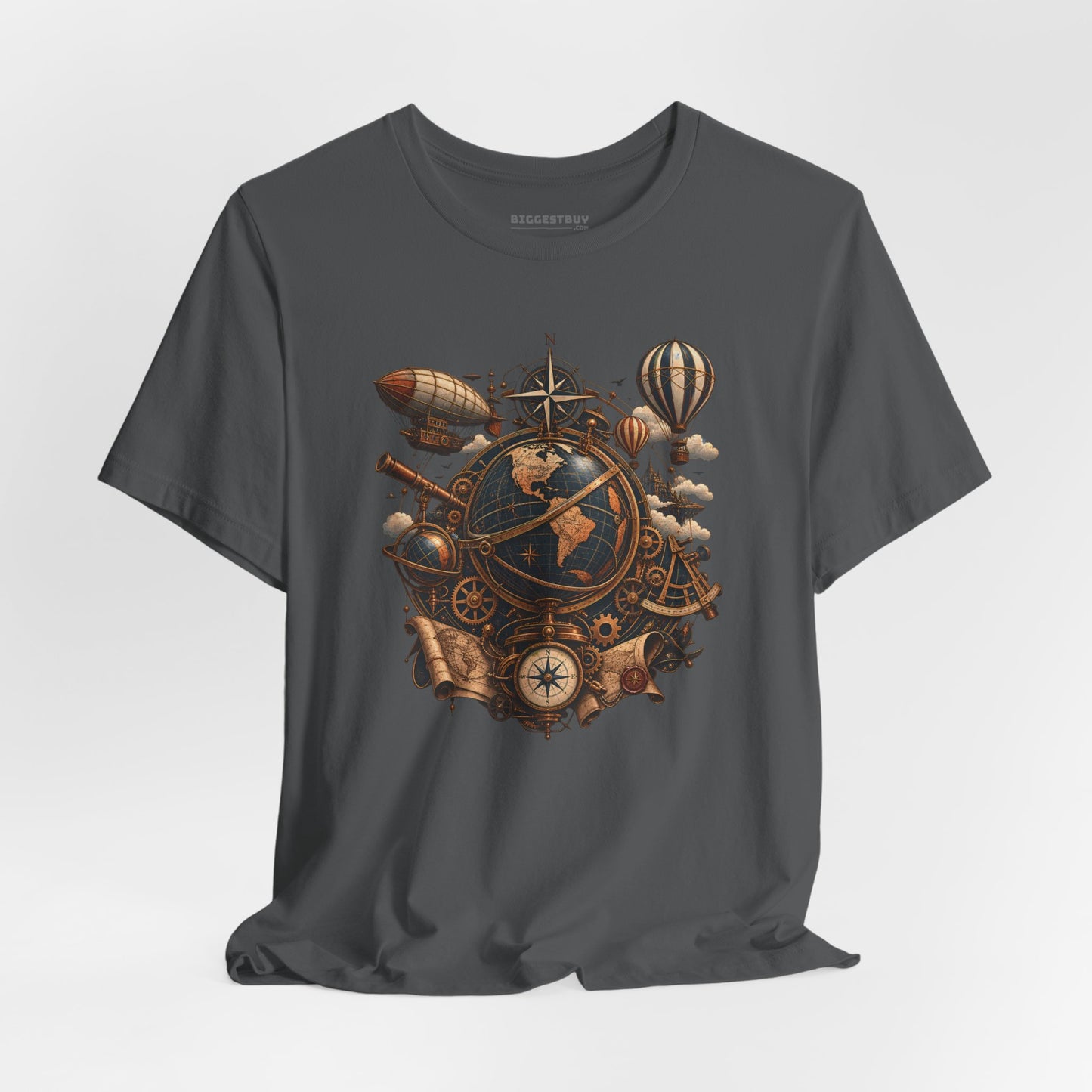 Steampunk Globe - Classic Jersey Tee