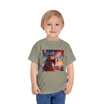 Camiseta | Camiseta para niños pequeños | Manga corta | Horror Cósmico | Mago Lovecraftiano