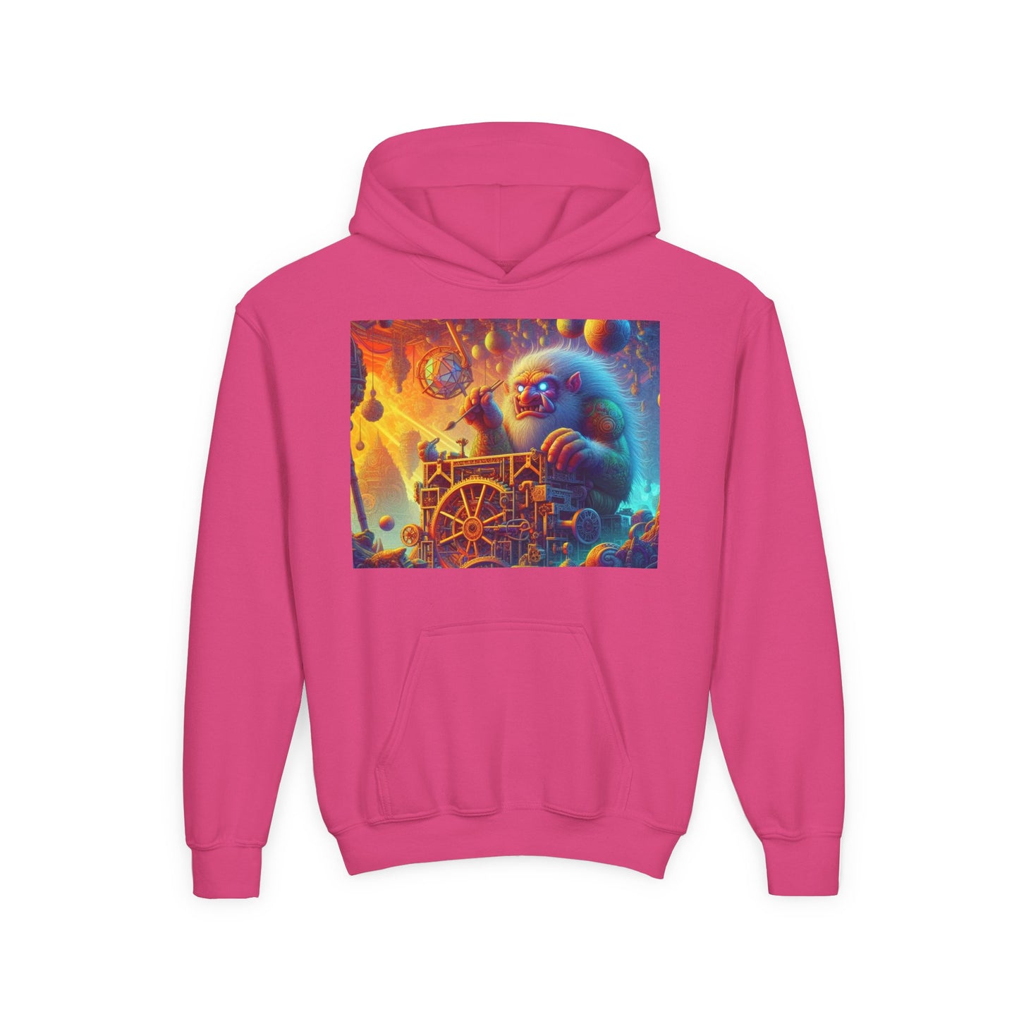 Bluza dresowa | Młodzieżowa | Z kapturem | Gruba mieszanka | Mitologia Arktyczna | Mechanik Lodu