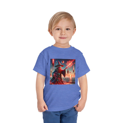 Camiseta | Camiseta para niños pequeños | Manga corta | Horror Cósmico | Mago Lovecraftiano