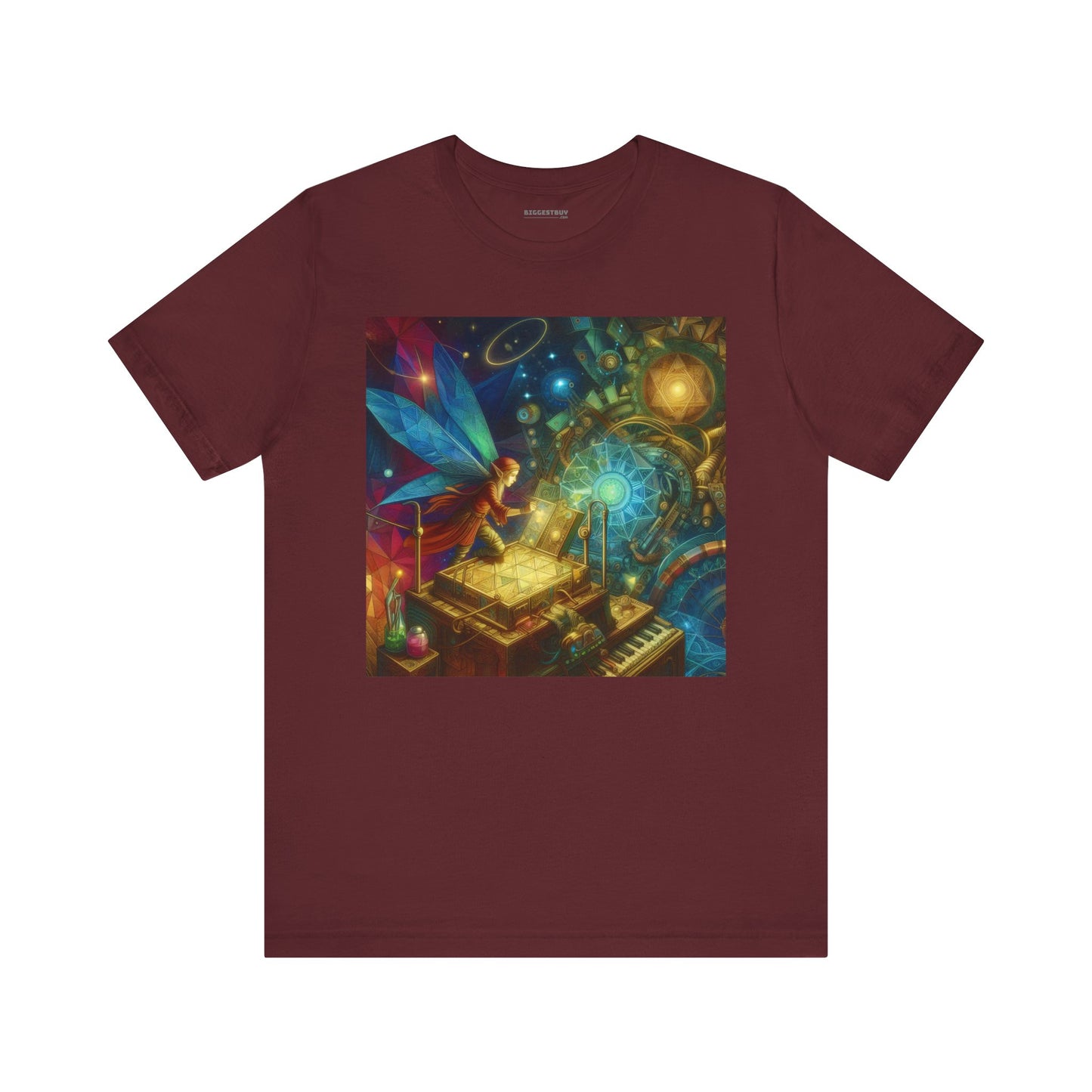 Tişört | Unisex | Jarse Tişört | Kısa Kollu | Elemental Fantezi | Silfler | Peri