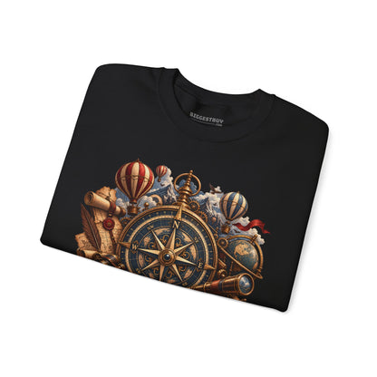 Navigatin Nostalgia - Crewneck Sweatshirt