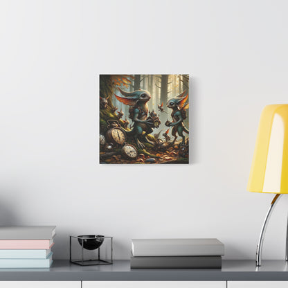 Canvas | Mat | Steampunk Feeën | Boswachters