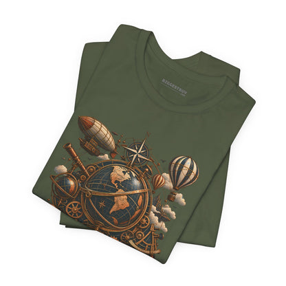 Steampunk Globe - Classic Jersey Tee