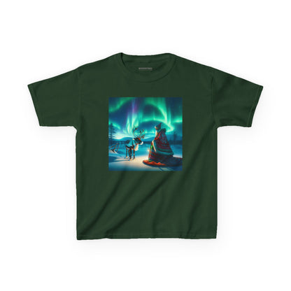 Camiseta | Camiseta Infantil | Algodão Pesado | Misticismo Nórdico | Xamã Sami