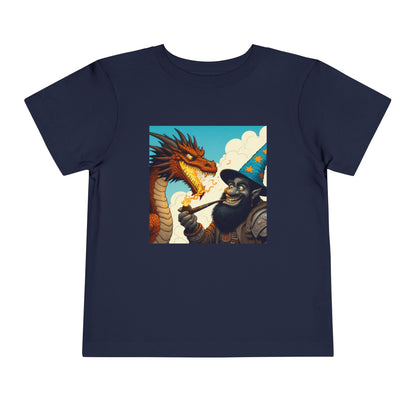 T-Shirt | Toddler Tee | Short Sleeve | High Fantasy | Dragon Duel | Goblin