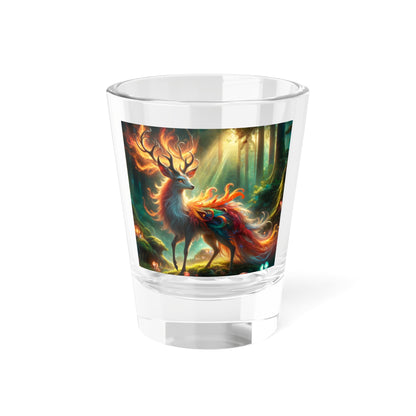 Shot Glass | Mystical Kirin | Forest Spirit Deer