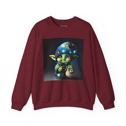 Genser | Unisex | Rund hals | Kraftig blanding | Fantasi | Skogsalv | Trollmann