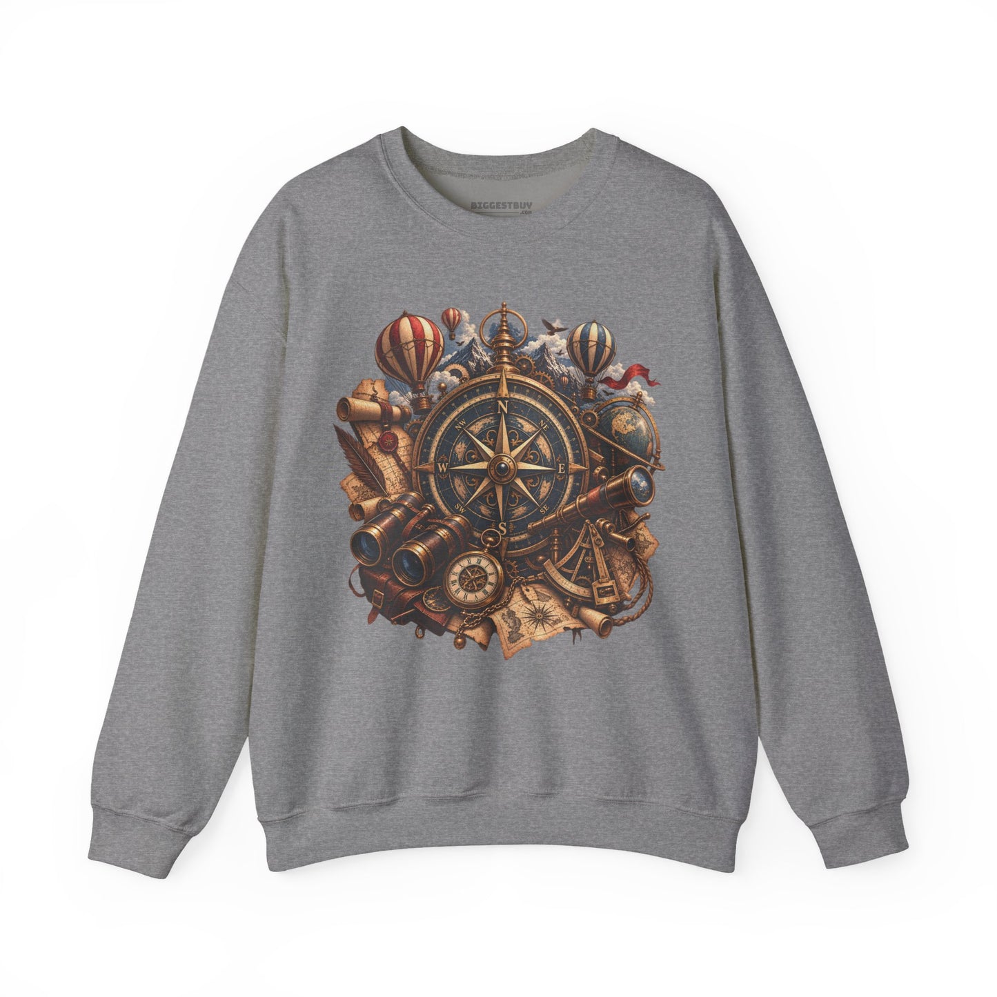 Navigatin Nostalgia - Crewneck Sweatshirt