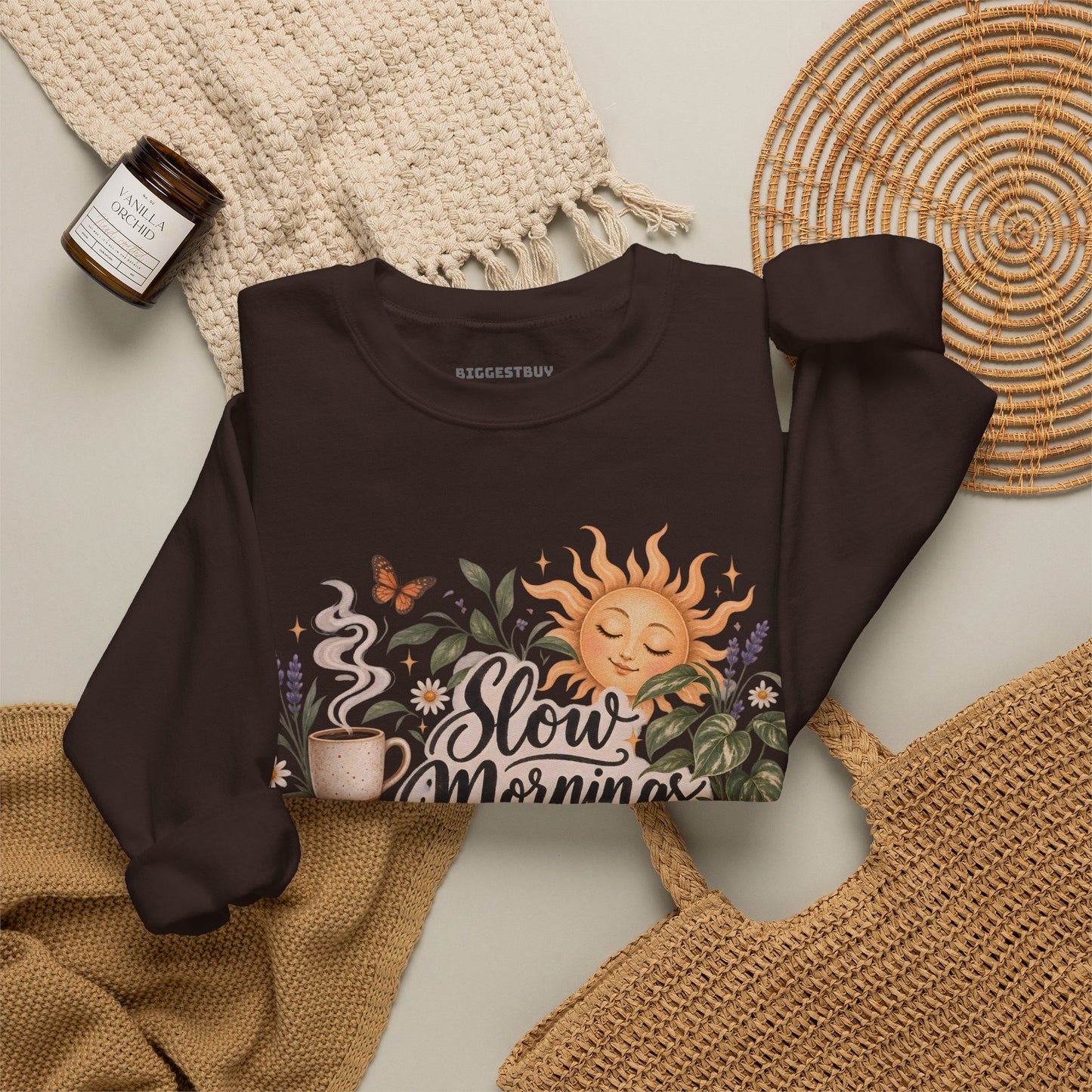 Sunrise Snuggles - Crewneck Sweatshirt