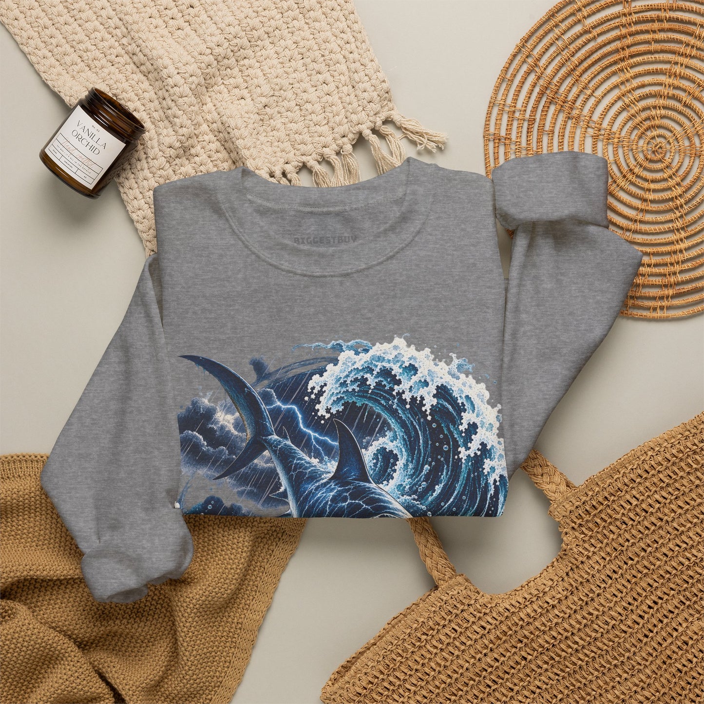 Oceanic Roar - Crewneck Sweatshirt