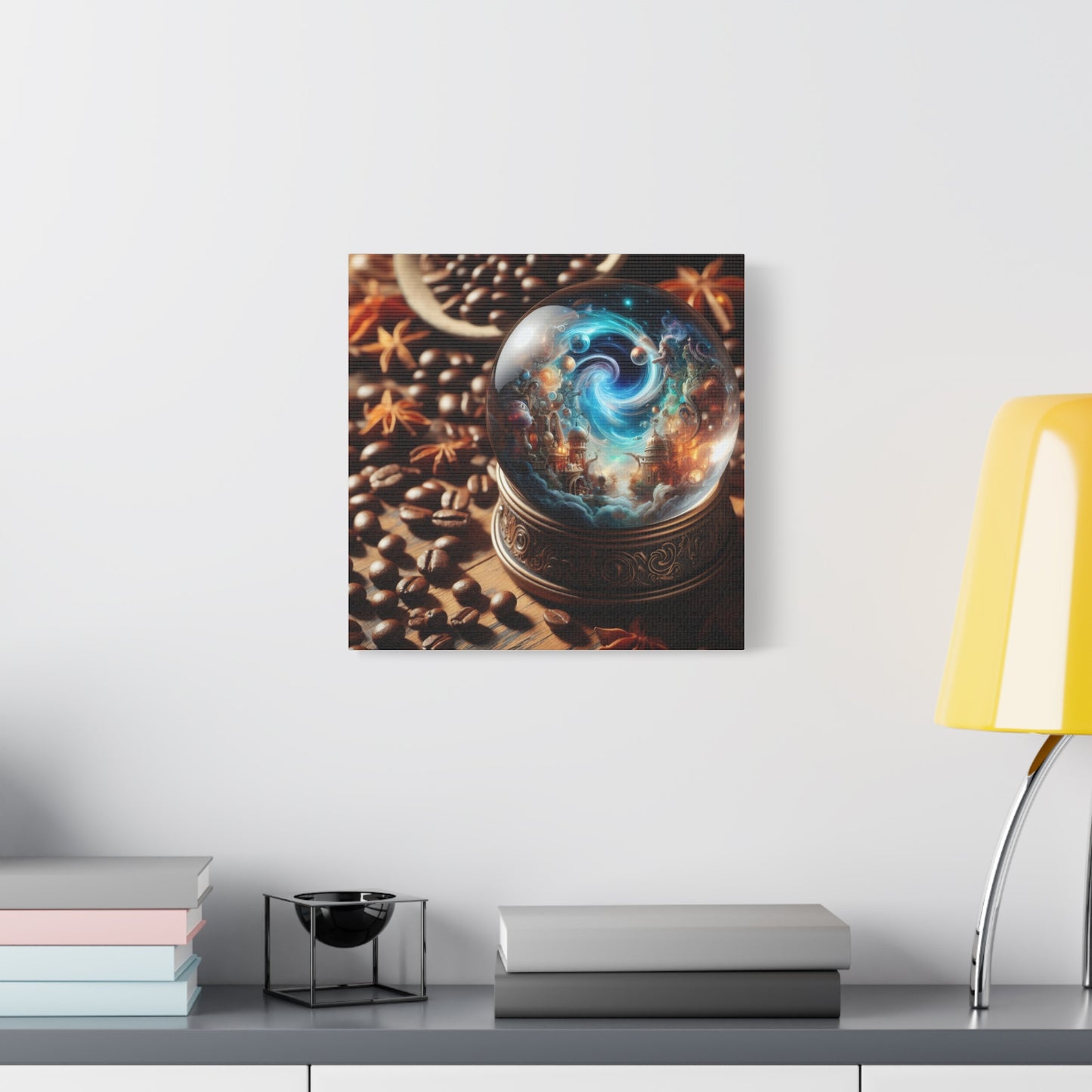 Canvas | Matte | Cosmic Fantasy | Mystical Globe