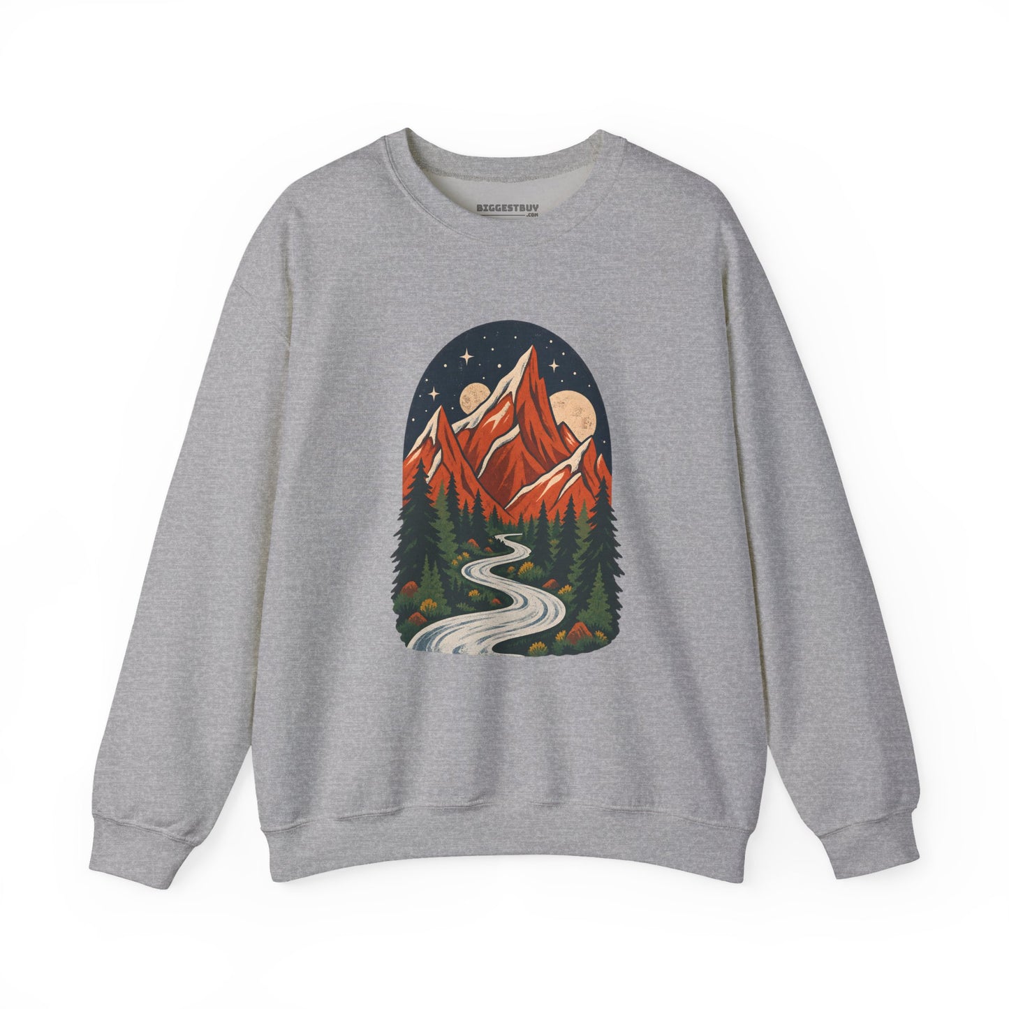 Mountain Maze - Crewneck Sweatshirt