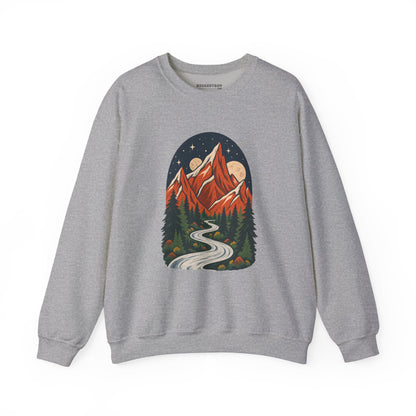 Mountain Maze - Crewneck Sweatshirt