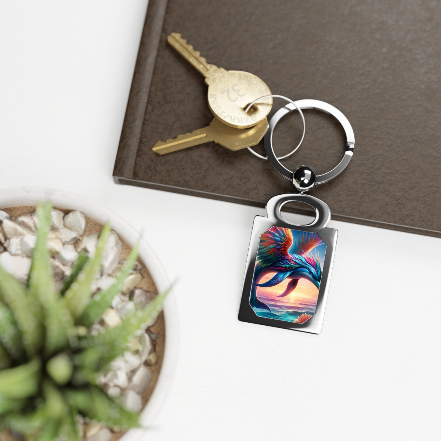 Rectangle Keychain