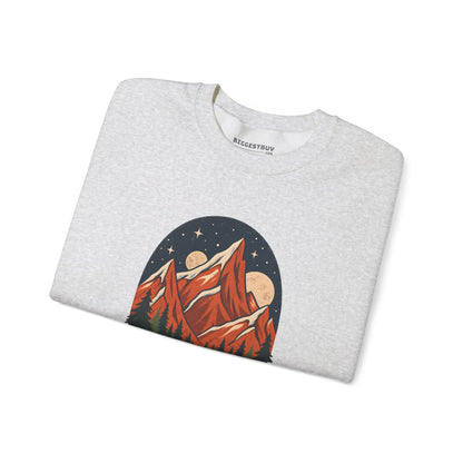 Mountain Maze - Crewneck Sweatshirt