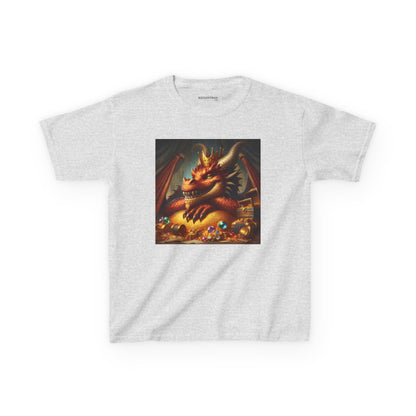 T-Shirt | Koszulka dziecięca | Ciężka bawełna | Nordycka Mitologia | Fafnir | Smok