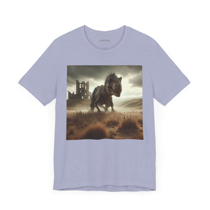 T-Shirt | Unisex | Jersey Tee | Short Sleeve | Prehistoric Fantasy | T-Rex Hunt